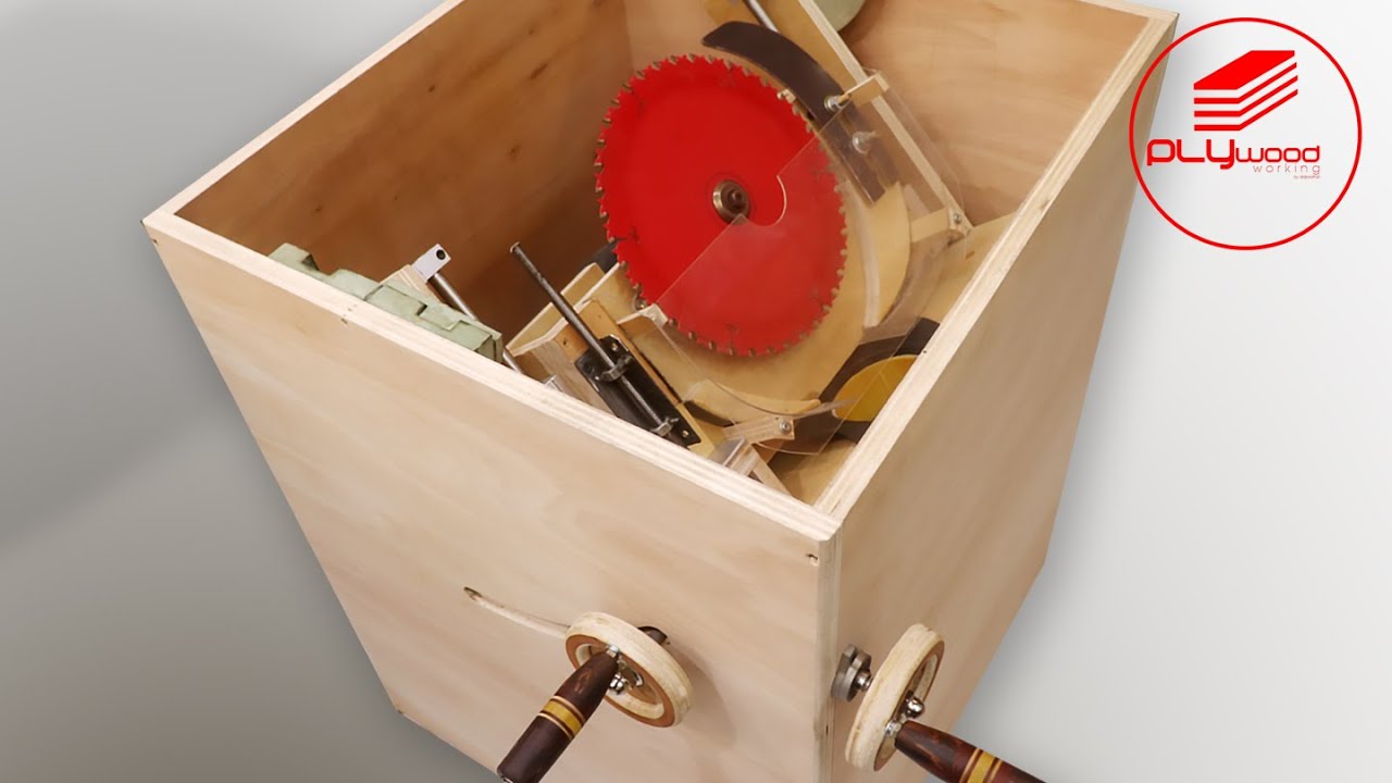 DIY Table Saw - The Tilt Trunnion blade and Dust System - part 3