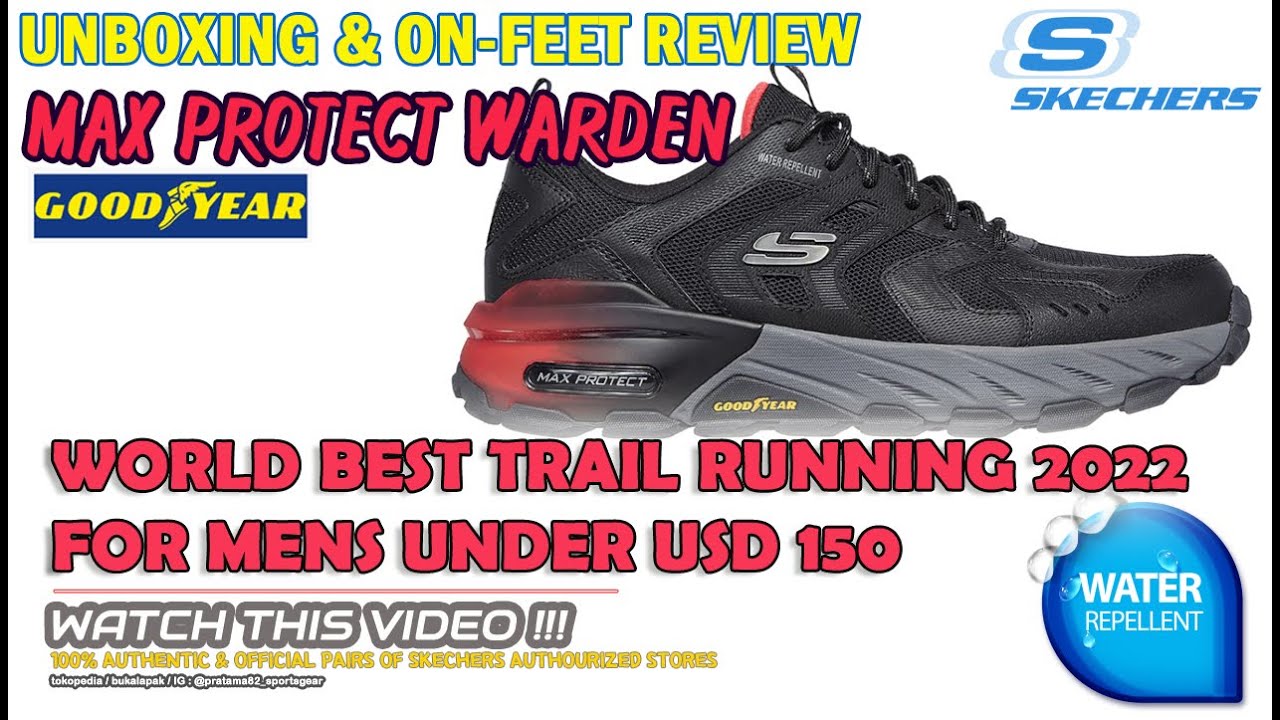 Unboxing & review on feet SKECHERS MAX PROTECT WARDEN TRAIL OUTDOOR HIKING SHOES (100% ORIGINAL)