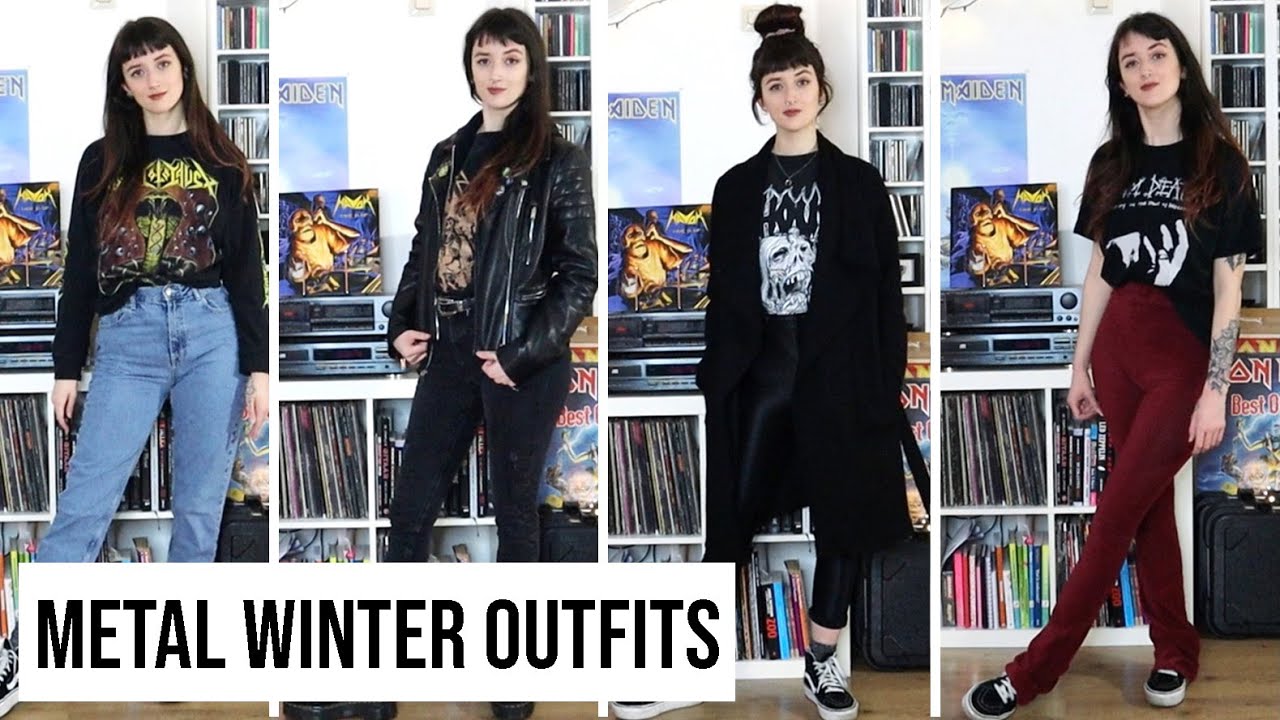 Top 10 favorite metal band t-shirts | Winter outfits lookbook