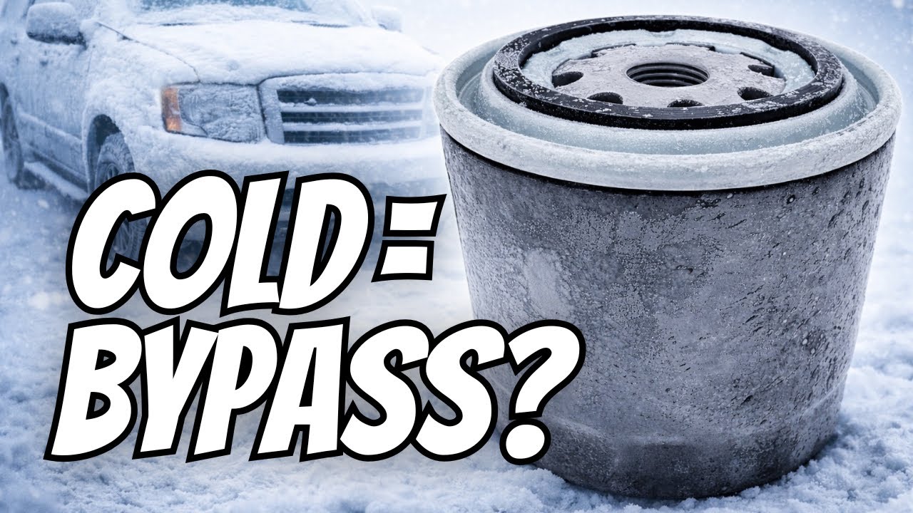 We FROZE an Oil Filter to Test the BYPASS Valve