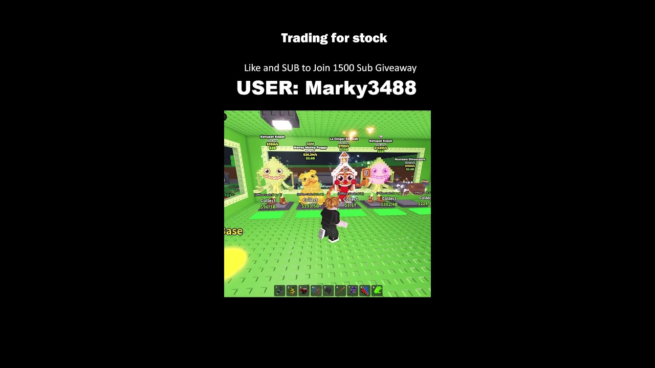 Steal A Brainrot  TRADING --- USER Marky3488
