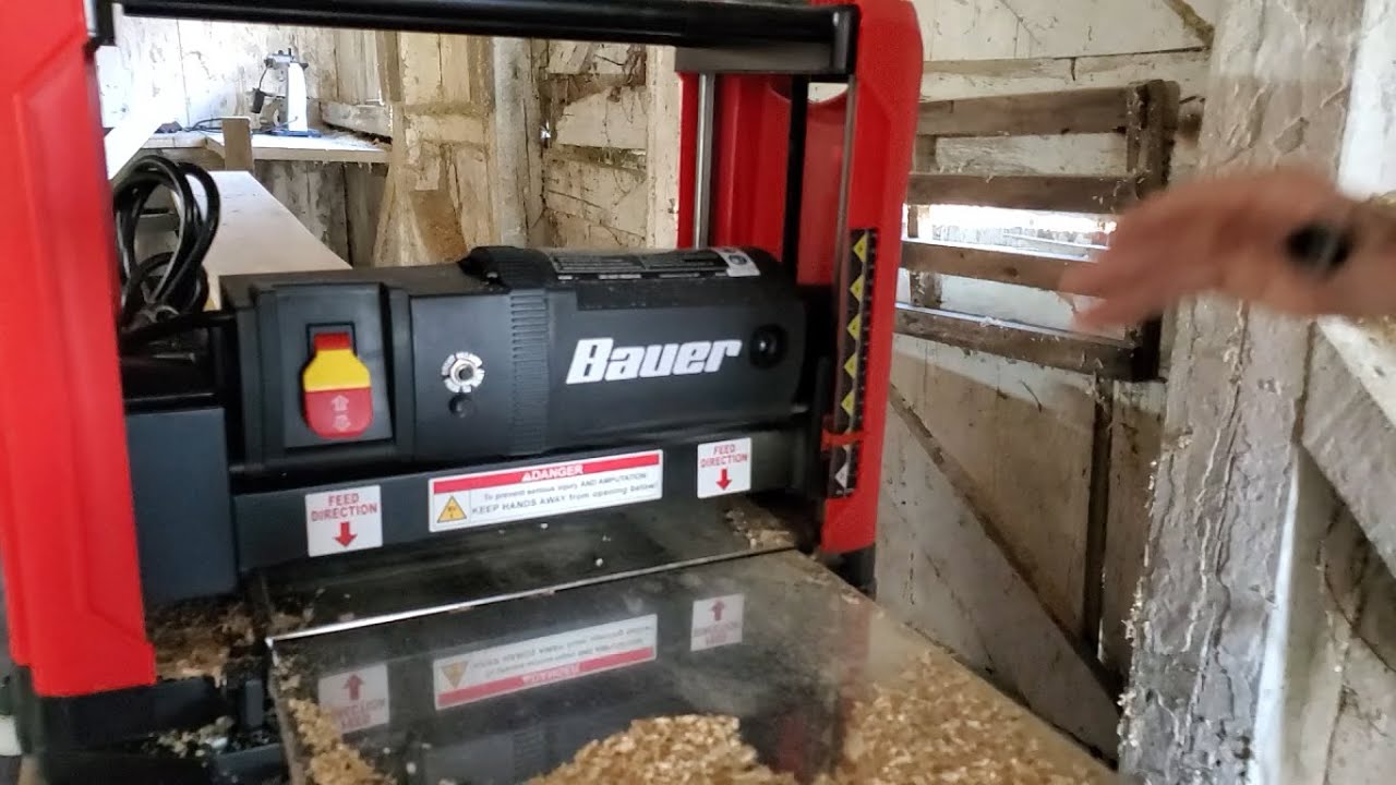 Harbor Freight Planer Review - NEW - 2021
