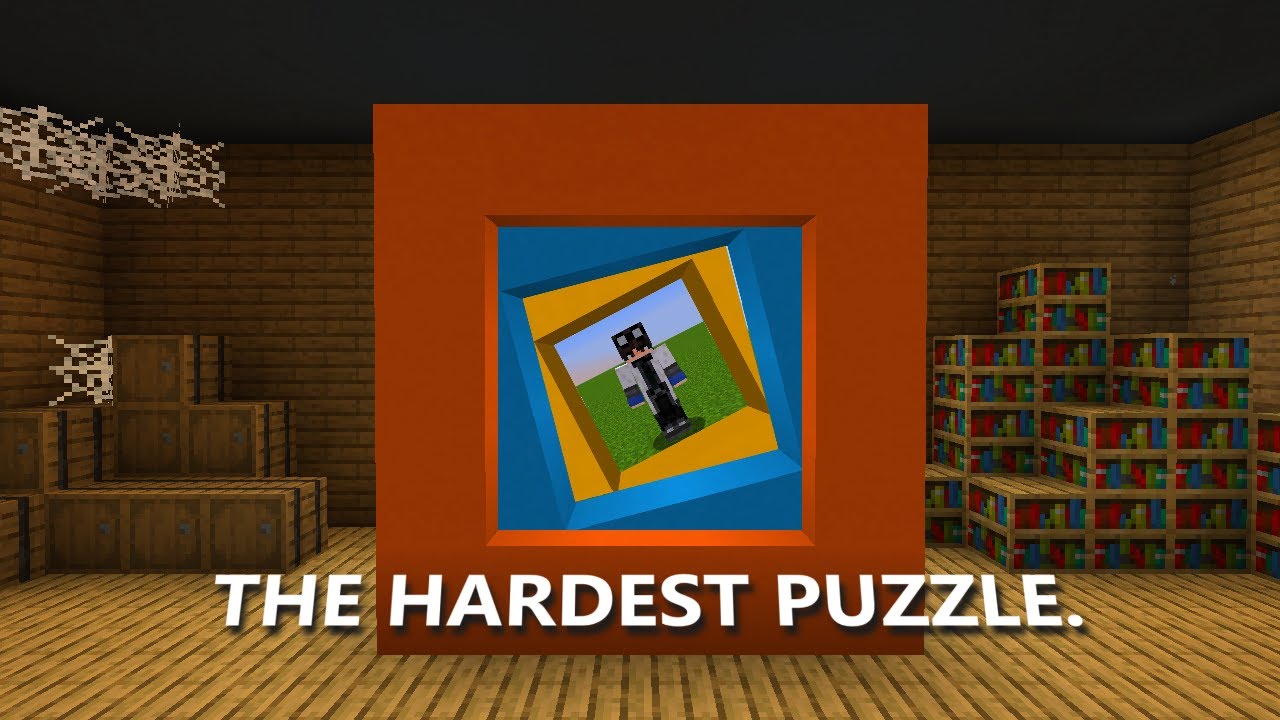 I beat the HARDEST Non-Euclidean Puzzle (Minecraft)