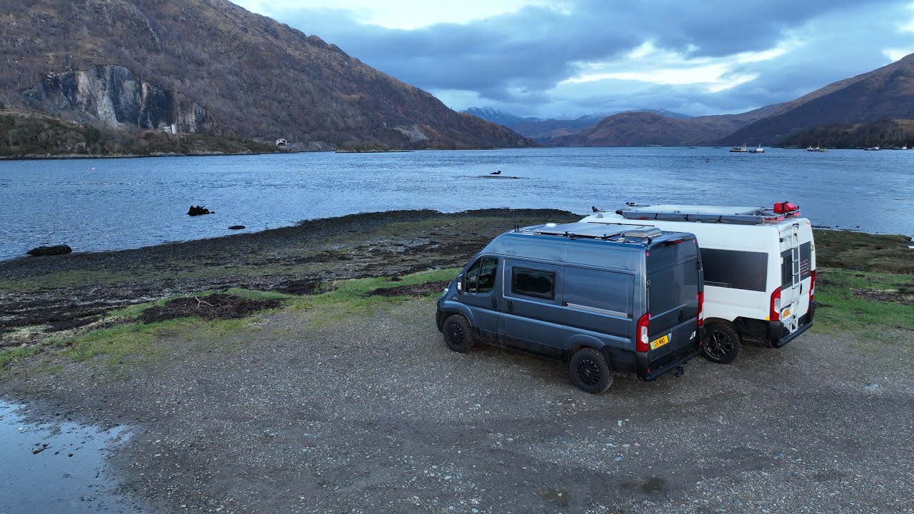 The Secret Coastal Route - Scotland Winter Vanlife Travels