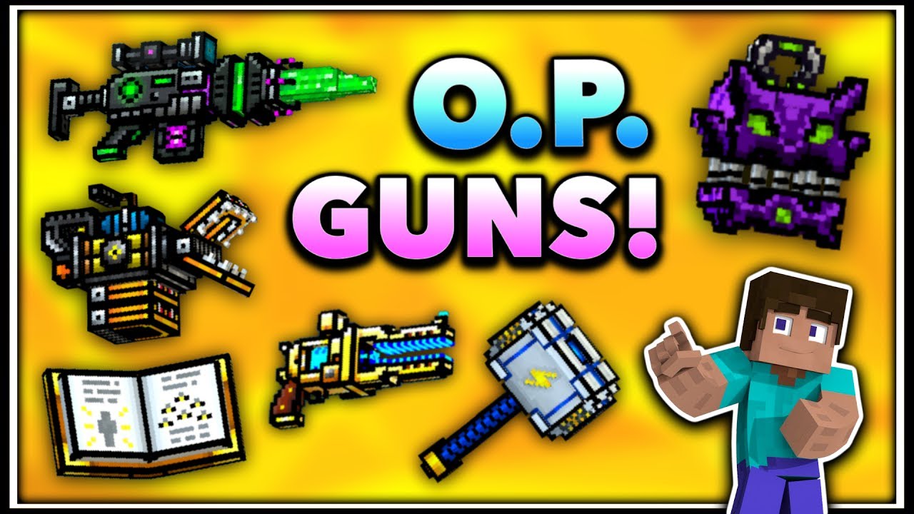 Pixel Gun 3D - OP Weapon Gameplay! (2017)