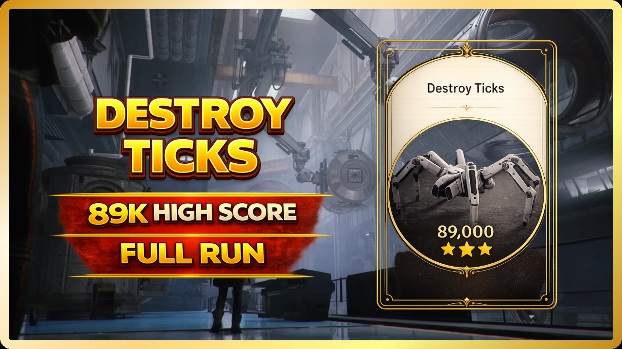 89K FULL RUN (Stella Montis) — Destroy Ticks | ARC Raiders Weekly Trial