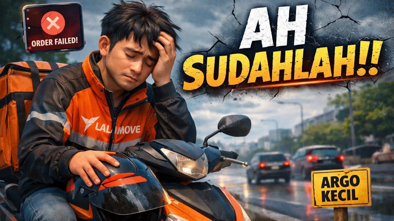 Ah sudahlah!! #lalamove #motovlog #ojol 