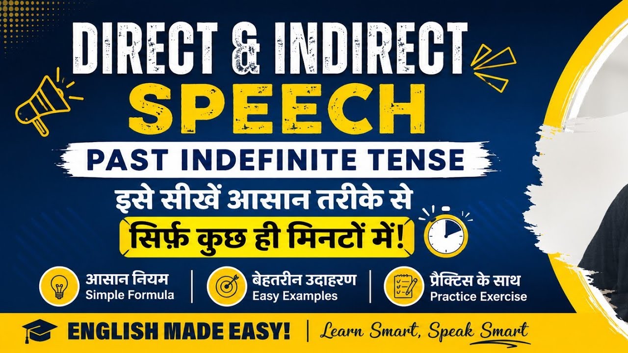Direct and in direct speech past indefinite tense.