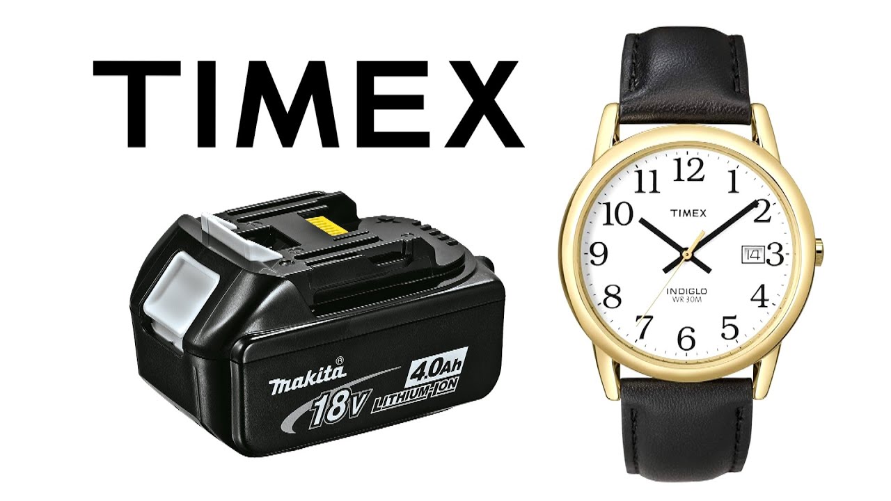 Литиевая батарейка в часах Timex INDIGLO