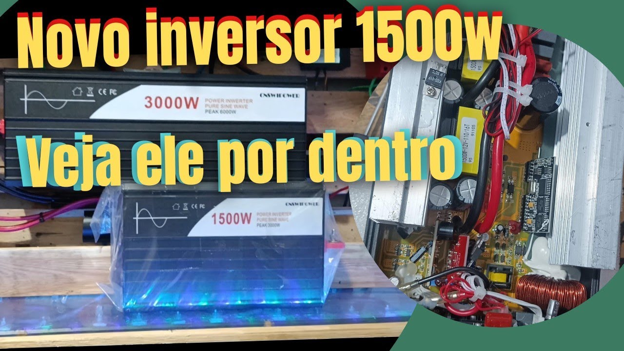 NOVO INVERSOR DE 1500W