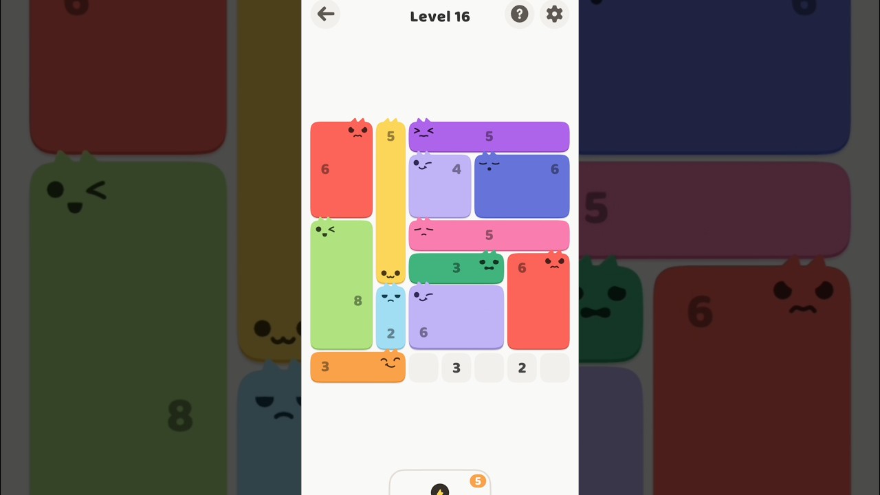 INSANE Mewo Block Level 16 Clear &ndash; Unbelievable Puzzle Skills! #shorts #gaming #puzzle