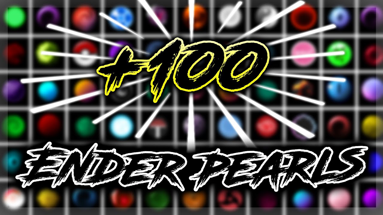 MINECRAFT +100 ENDER PEARL OVERLAYS PACK FOLDER