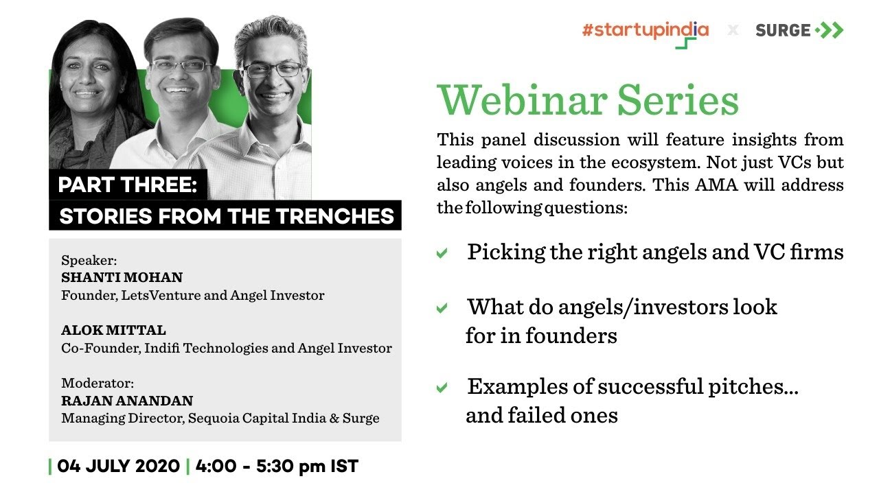 Raising your Seed Round with Surge x Startup India - Stories From the Trenches
