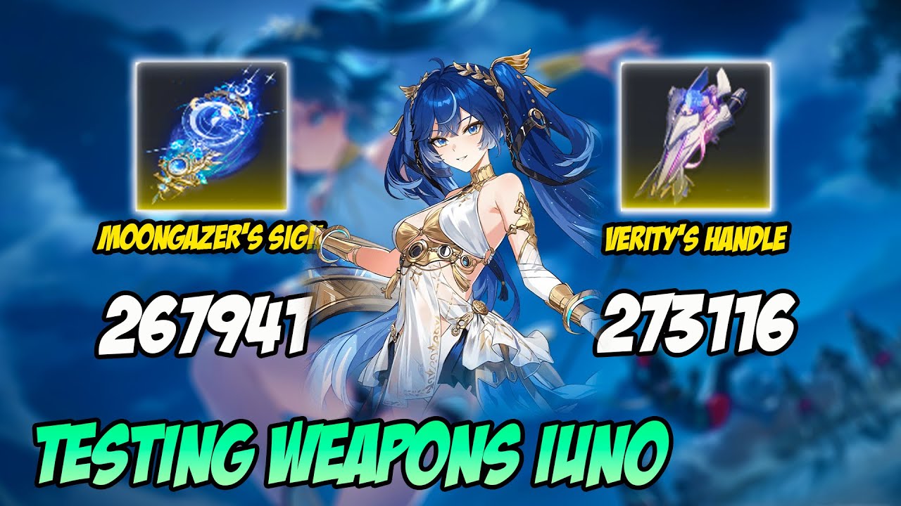 Testing Weapon Iuno Moongazer's Sigil VS Verity's Handle  │ Wuthering Waves