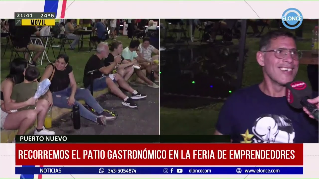 Recorremos el patio gastron&oacute;mico en la feria de emprendedores del Puerto Nuevo