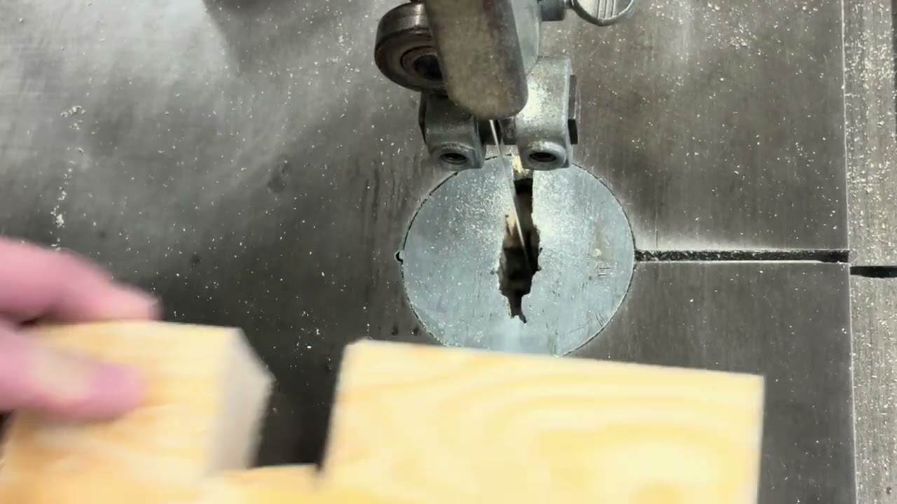 Lap Joint - Piece D Band Saw Cuts