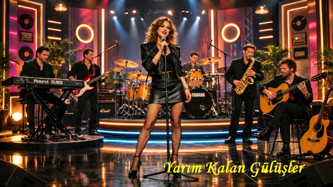 Yarım Kalan Gülüşler - (Romantic Turkish Pop Ballad – 90s Nostalgic Pop)