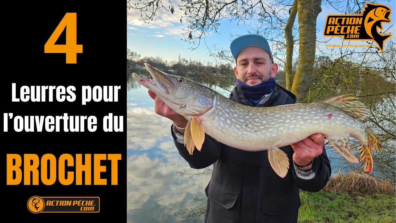 4 LEURRES INDISPENSABLES POUR TON OUVERTURE DU BROCHET