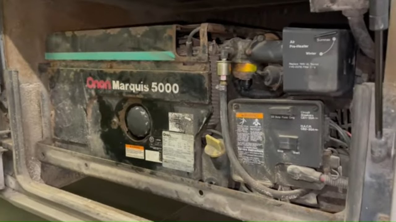 Onan Marquis 5000 Generator Service | Belted Galloway Homestead