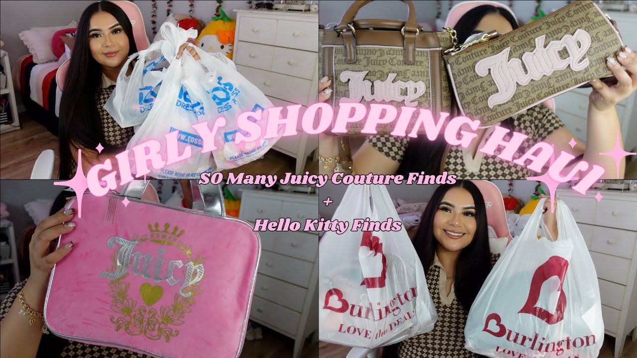 𝑮𝒊𝒓𝒍𝒚 𝑺𝒉𝒐𝒑𝒑𝒊𝒏𝒈 𝑯𝒂𝒖𝒍💕🛍️(Hello Kitty +Juicy Couture finds)