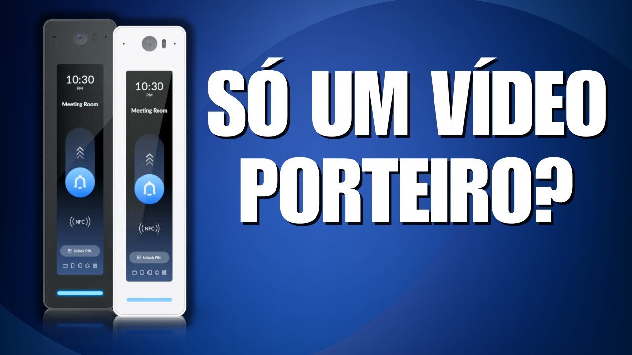 Esse leitor facial da UniFi NÃO é só um interfone...e olha o que ele faz com Home Assistant
