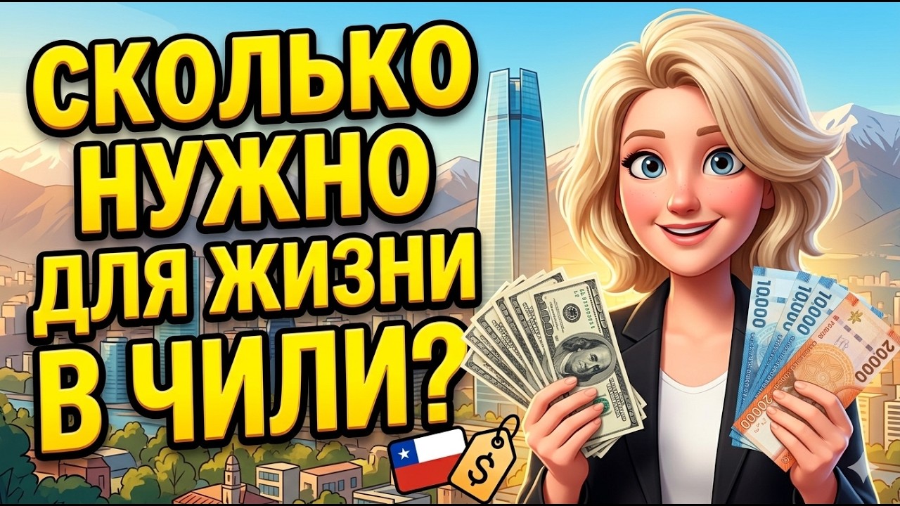 Хватит ли $1000 для жизни в Чили? Реальный бюджет 2026: столица vs провинция