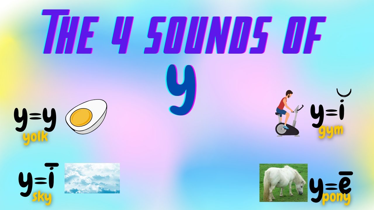 The 4 sounds of Y// What are the sounds of y?// y is a consonant or vowel?