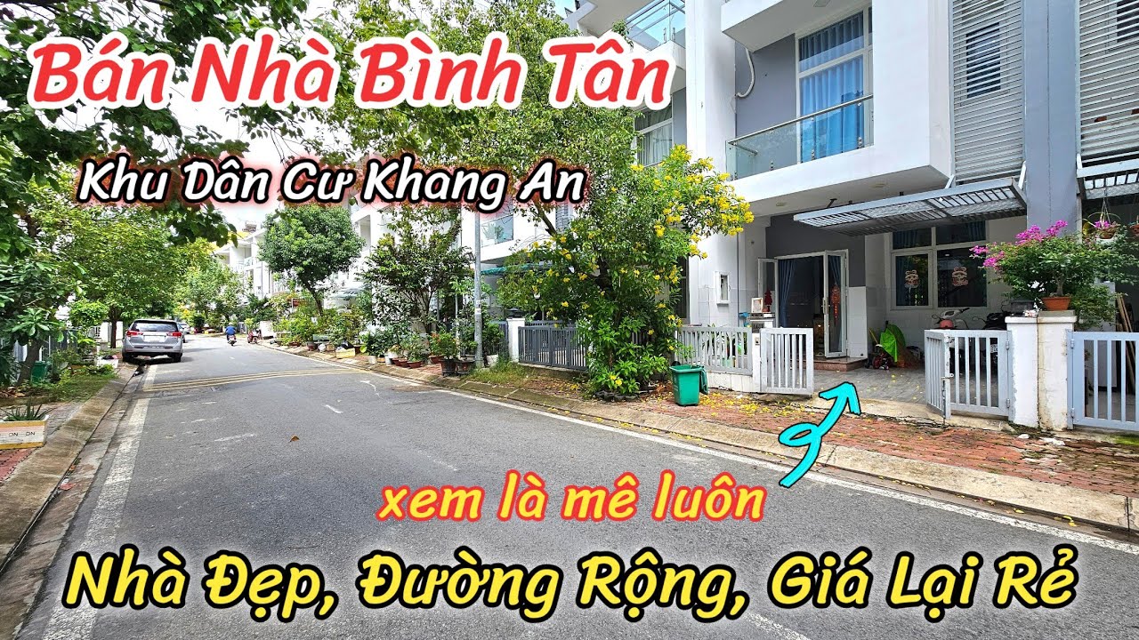 Chính Chủ Bán Nhà KDC Khang An Bình Tân | Đường 10m Xe Hơi Đậu Thoải Mái | Gần BXMiền Tây