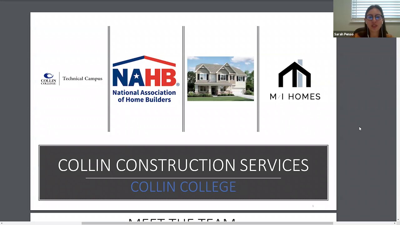 NAHB 2021 Student Competition: Collin College (Texas) Virtual Presentation