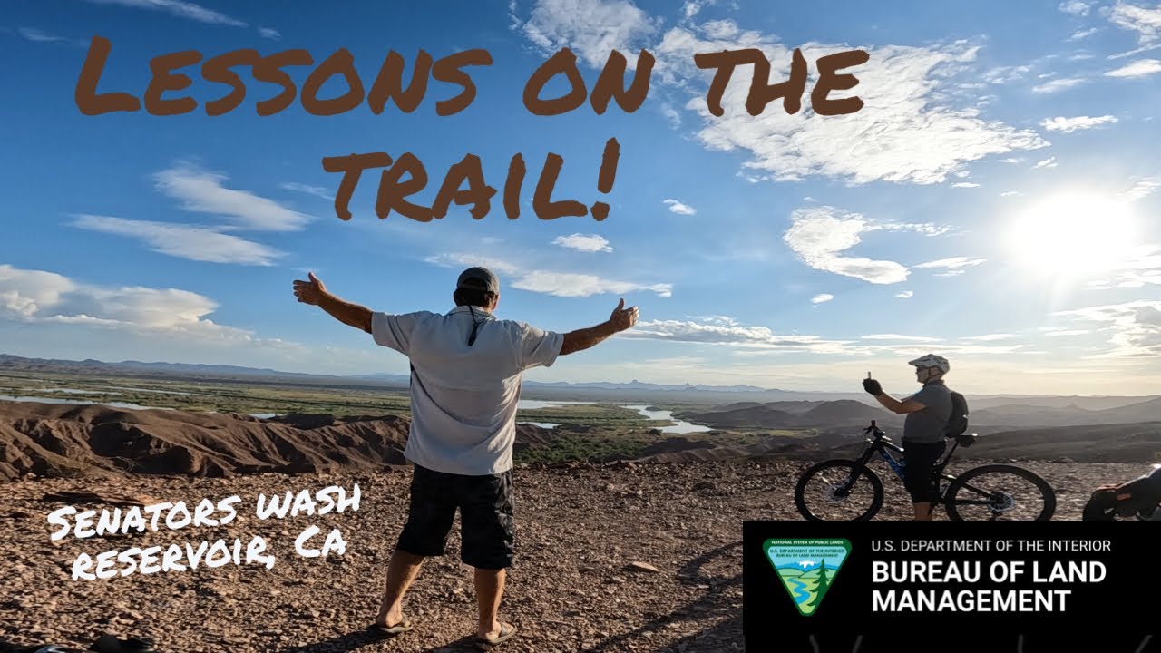 Mountain biking Senators Wash/ meeting tour guides
