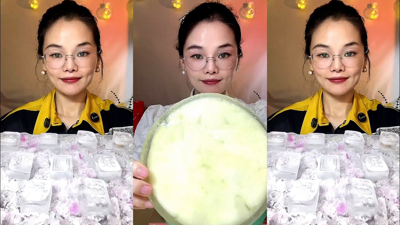 ASMR HARD ICE EATING / THIN ICE