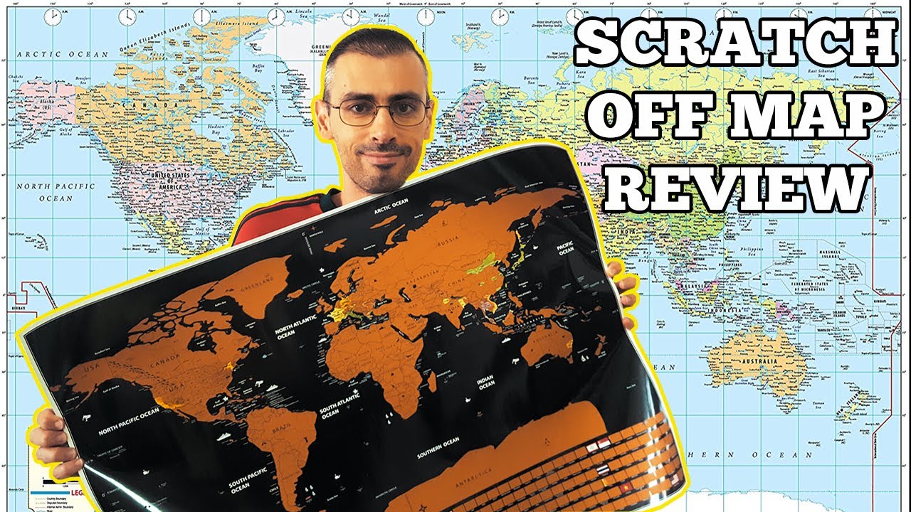 World Scratch Off Map | Unboxing, Experience, Review