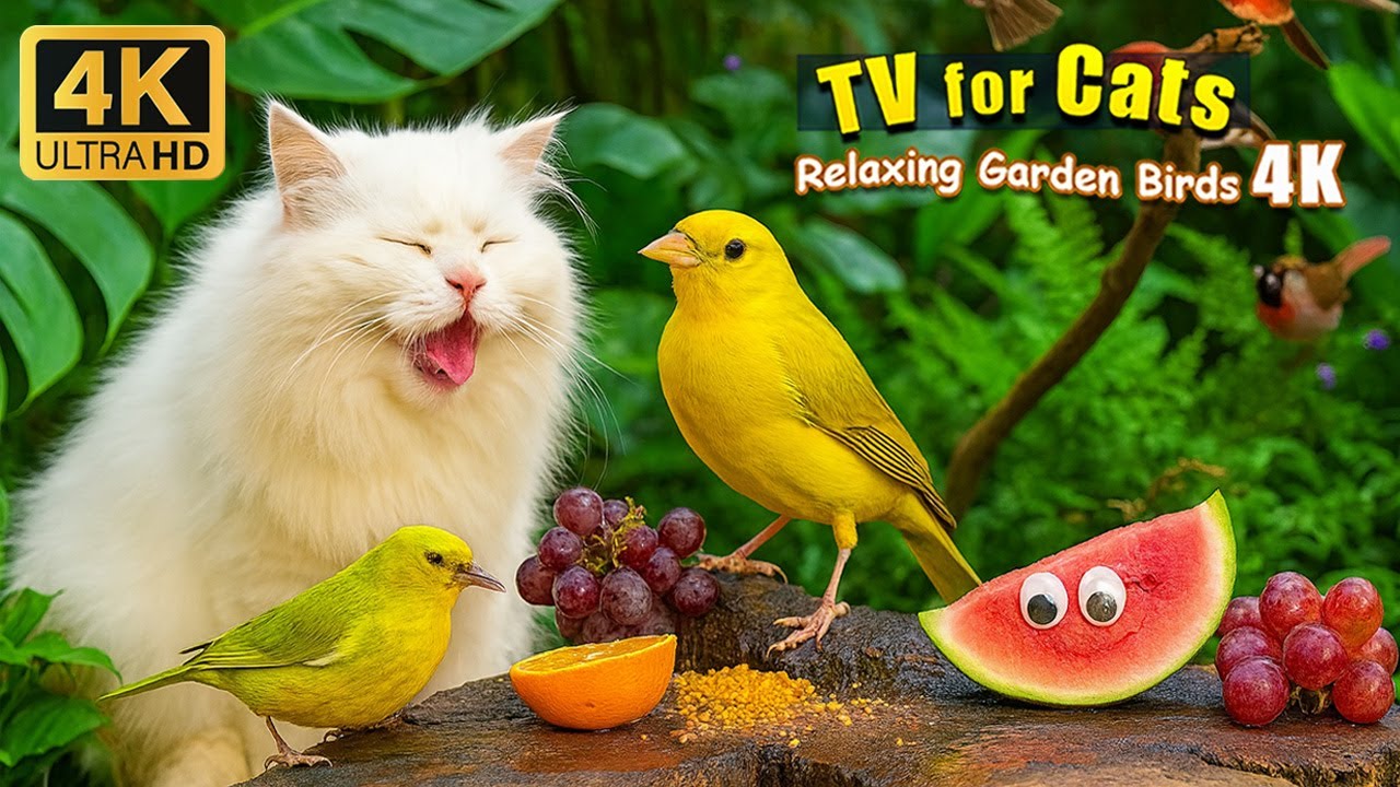 ⭐ Ultimate Bird TV 4K 🐦🐾 So Many Birds for Cats & Dogs to Watch | Nonstop Pet Relaxation