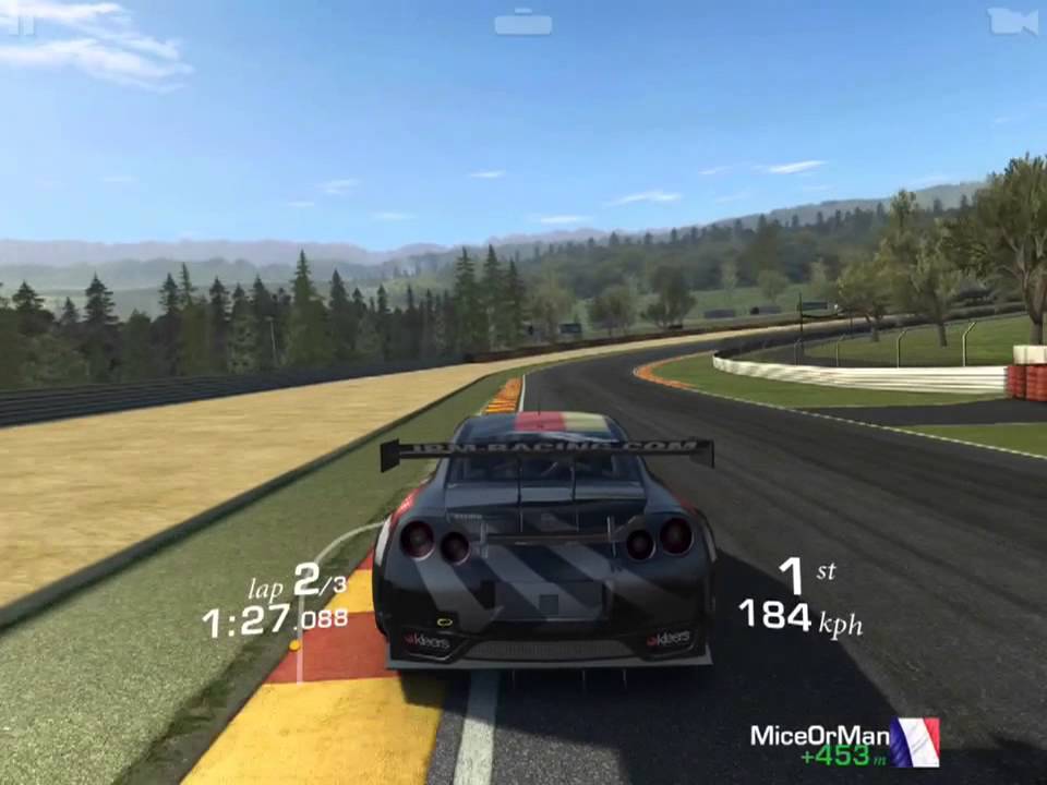 [iOS] Real Racing 3 - Nissan JRM GT-R GT1, Cup, Spa-Francorchamps