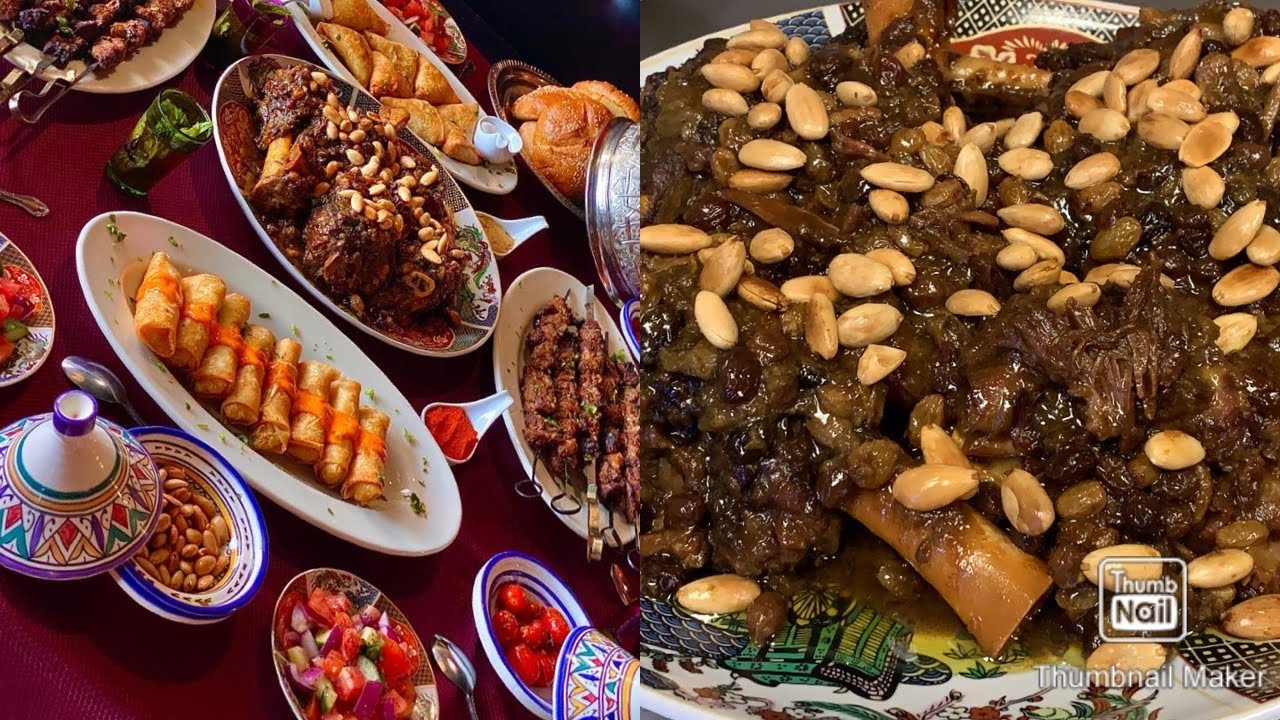 طبيلة مغربية بشهيوات العيد/مروزية رائعة /قطبان الغنمي