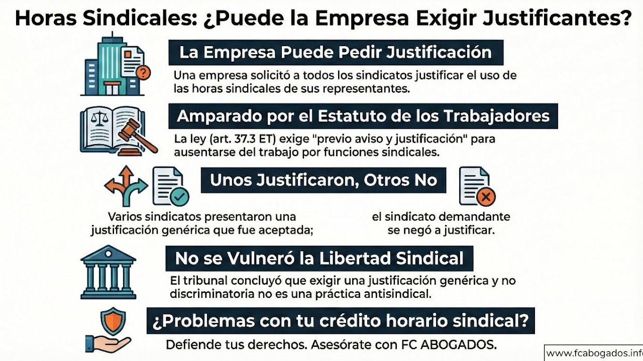 📢 ¡NOVEDAD EN EL TRIBUNAL SUPREMO! ¿La empresa puede pedirte que justifiques tus horas sindicales? 