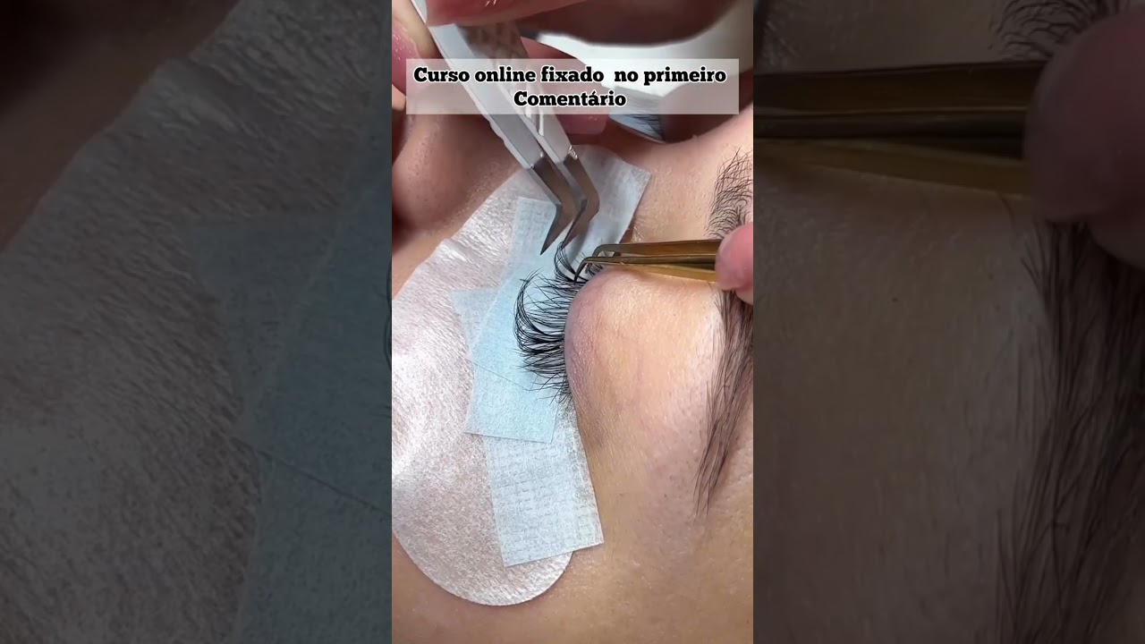 Curso extens&atilde;o de C&iacute;lios r&aacute;pido e pr&aacute;tico