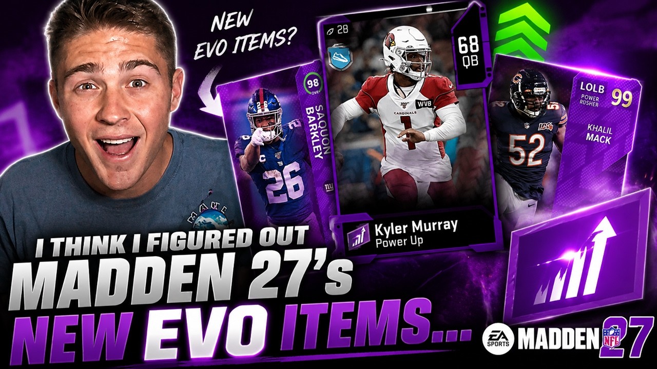 I Think I Figured Out What Madden 27's New EVO Items Are...