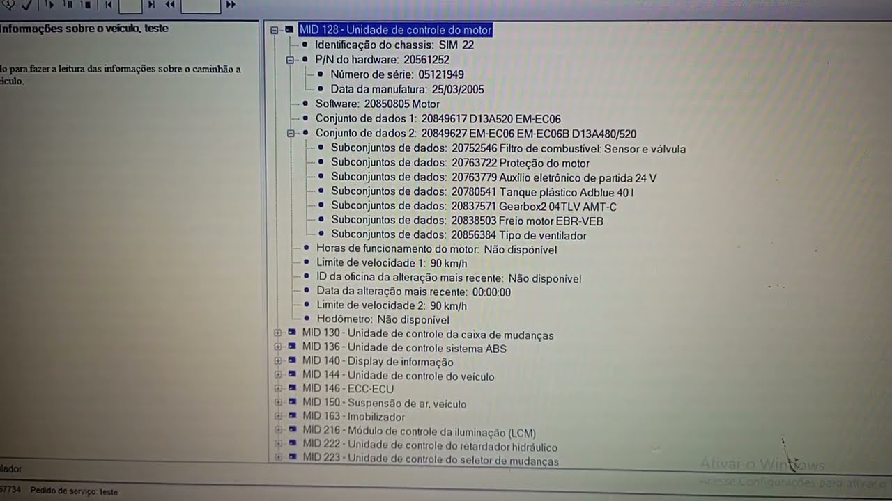 Selecionando arquivo corretamente no volvo  tech tool para alterar  ou reprogramar os módulos.