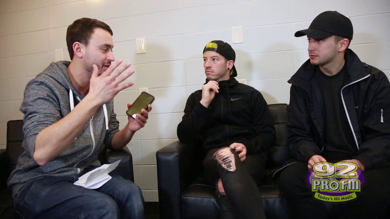 21 Pilots sit down with Jay Buff from 92ProFM - FULL INTERVIEW