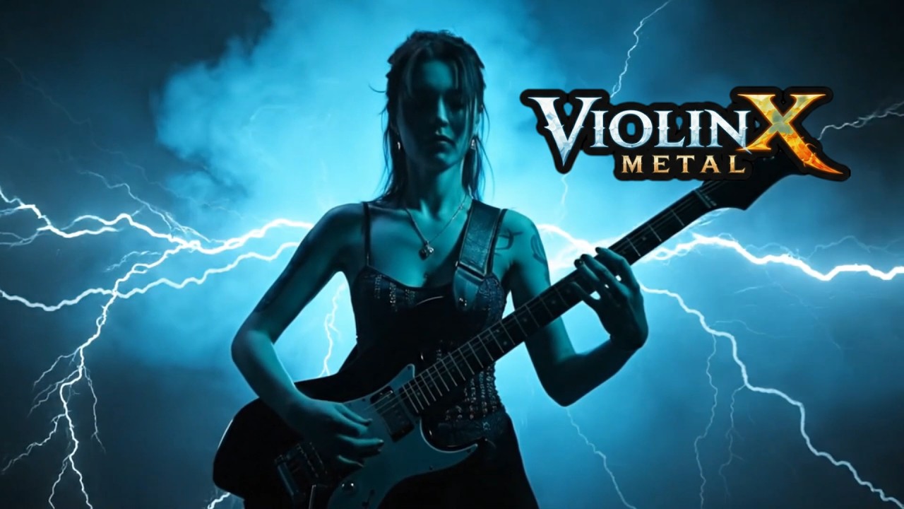 epic violin metal track blends emotional strings, heavy metal elements, and cinematic intensity