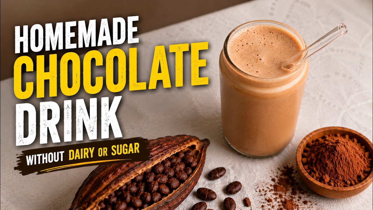 I Made A Healthy Chocolate Drink, And It's Delicious!