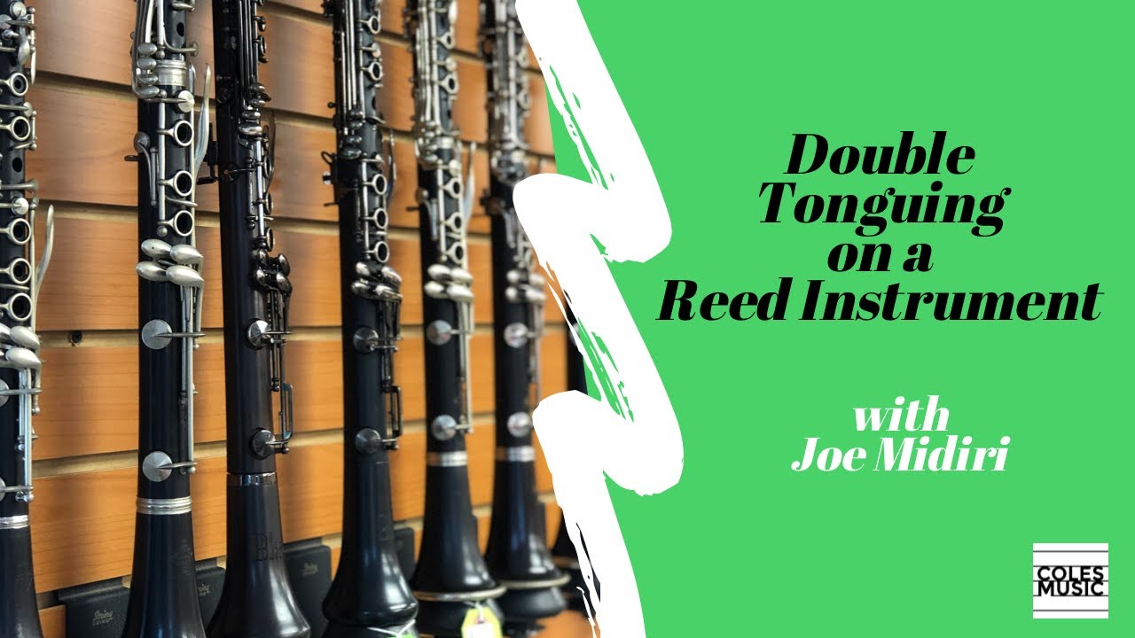 Double Tonguing on a Reed Instrument with Joe Midiri