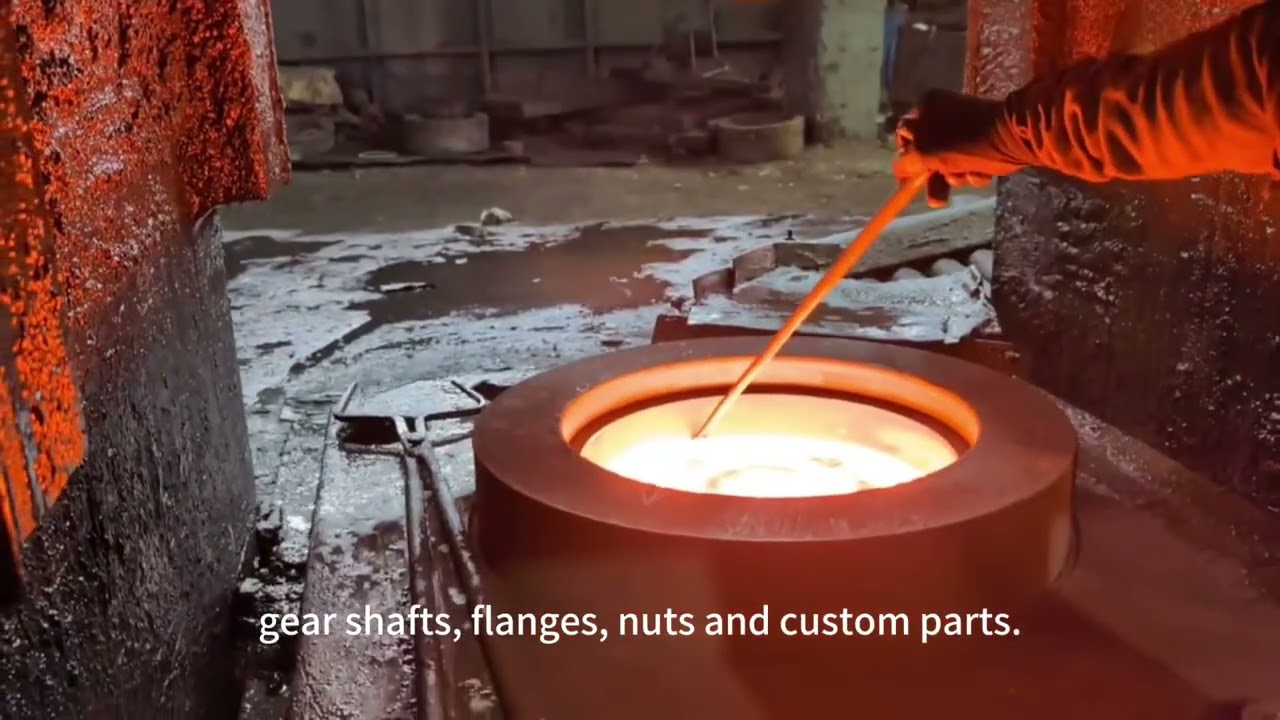 Forged gear blank precision industrial forging by Weforging