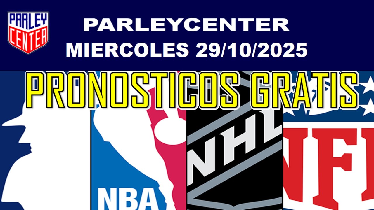 PRONOSTICOS  MLB, NHL Y NBA  PARA HOY LOGROS MIERCOLES 29/10/2025 🔥PARLEY GRATIS🔥