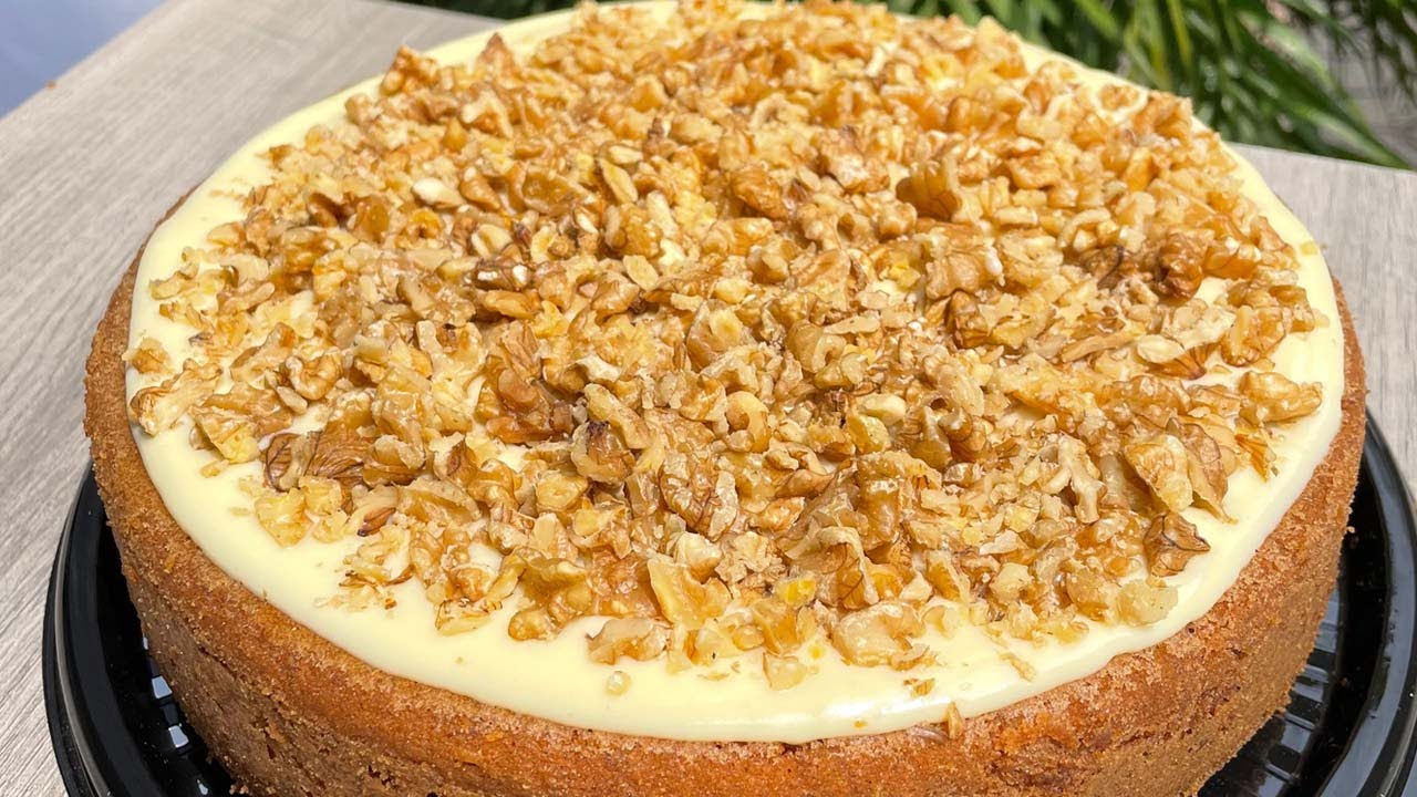 Torta de Zanahoria y Nueces | Receta fácil