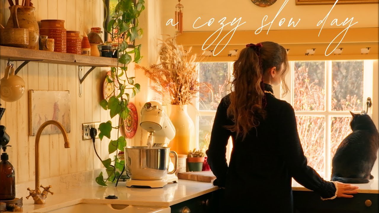 A Quiet Winter Day in Our Cozy Cottage | Slow Baking & Gentle Homemaking