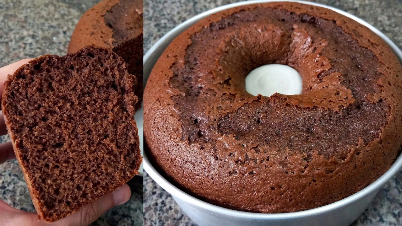 BOLO DE CHOCOLATE 50% CACAU - F&Aacute;CIL E R&Aacute;PIDO 
