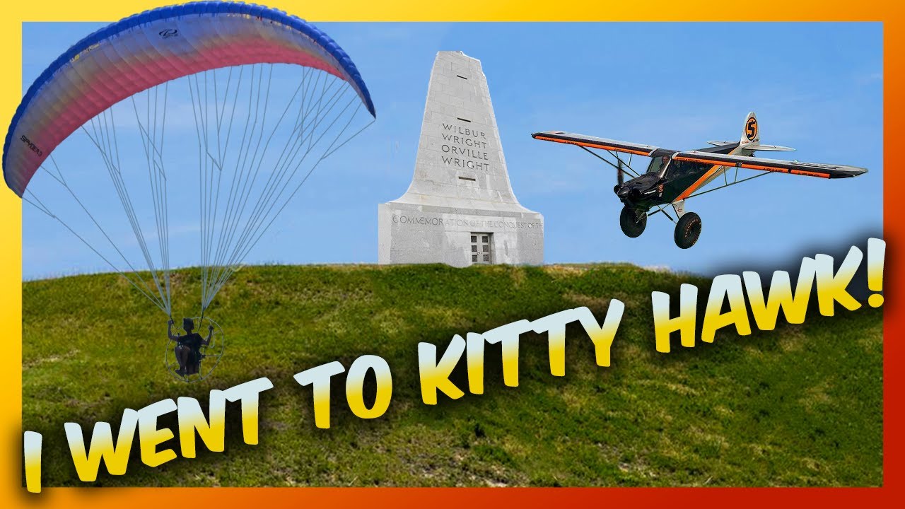 Самолет Буша и парамотор с братьями Райт - первый полет, 1903 г.