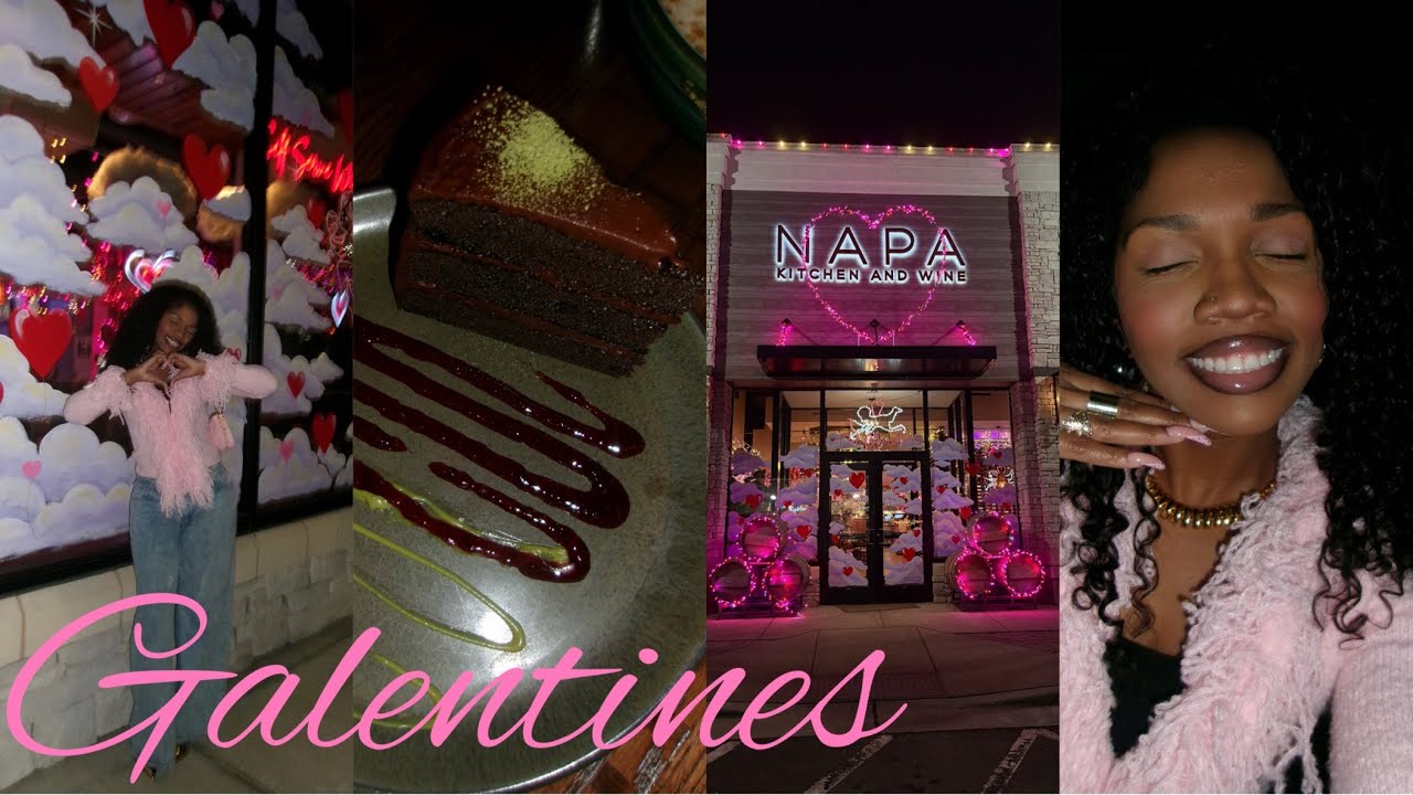 GALENTINES | GRWM, MAKEUP, DINNER💋